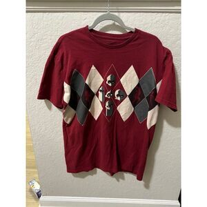 The Incredibles 2 T Shirt X-Large Red Graphic Pixar Disney Short Sleeve Diamonds